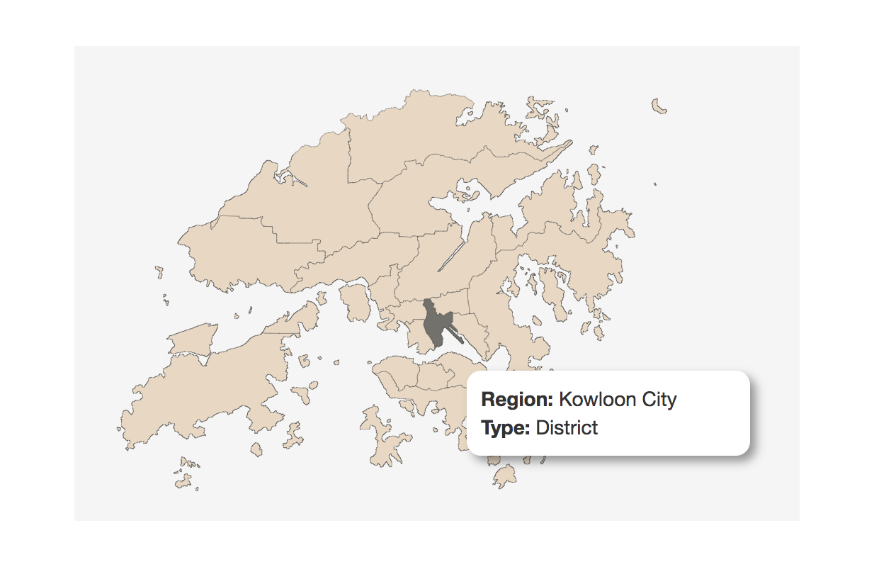 D3 Hong Kong Map